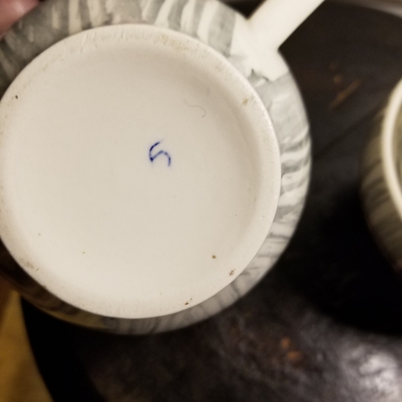 MID-CENTURY Modern Creamer & Sugar Bowl - Picture 9 of 11